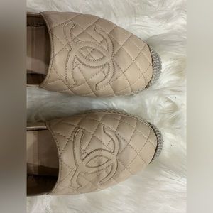 Chanel espadrilles beige